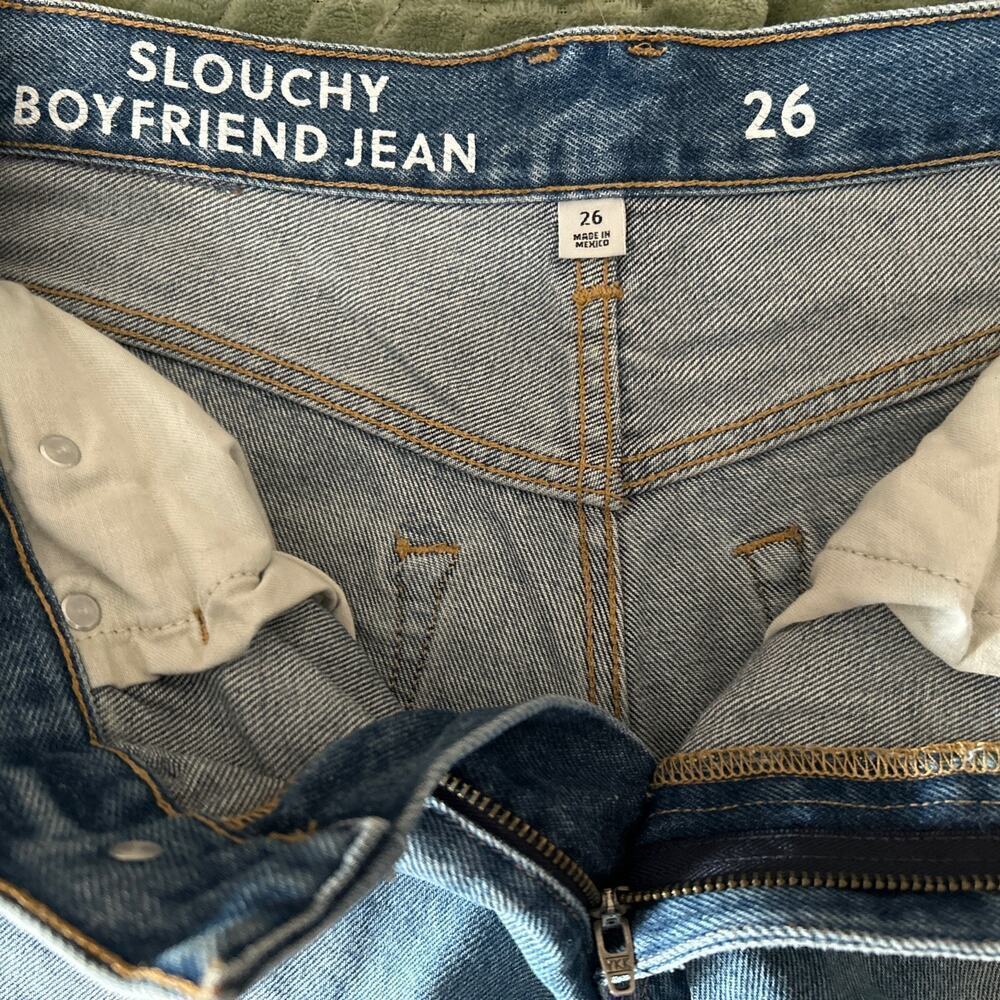 J CREW Slouchy Boyfriend Jean in Southern Sky Wash 26 - Picture 9 of 9